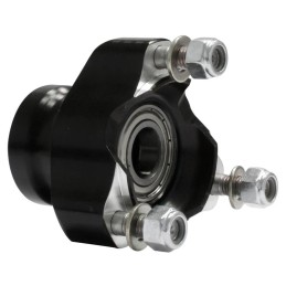 Moyeu avant court Ø17 - OKJ GOLD / DD BLACK aluminium