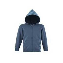 Sweat à capuche zippé personnalisé avec logo